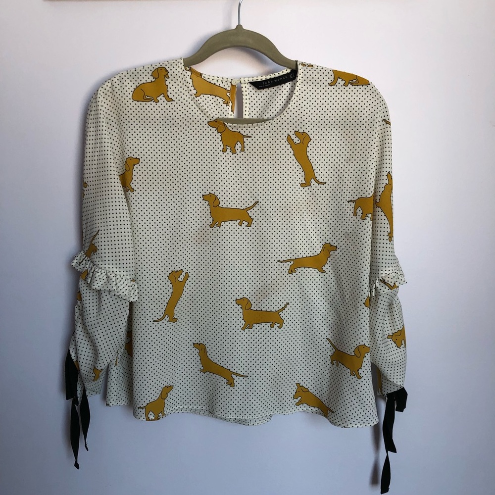 Zara Dachshund Blouse